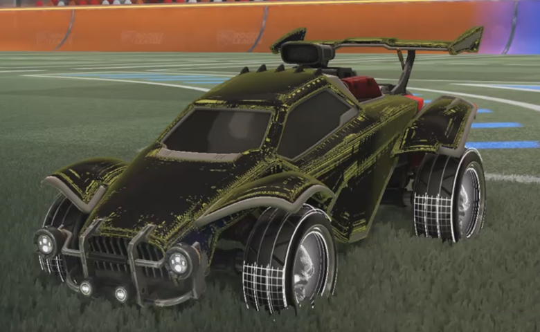 Rocket league Octane Grey design with Troublemaker IV,Distortion