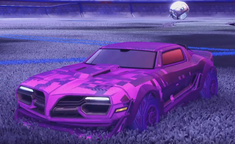 Rocket league Emperor Purple design with Piercer,Parallax