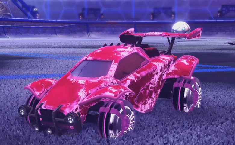 Rocket league Octane Pink design with Veski:Inverted,Fire God