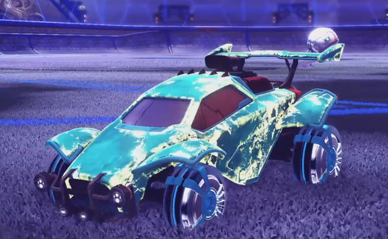 Rocket league Octane Sky Blue design with Veski:Inverted,Fire God