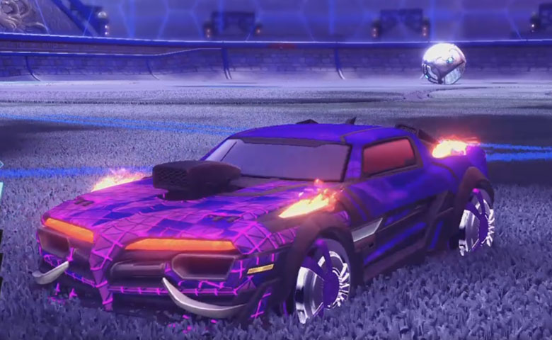 Rocket league Emperor II:Scorched design with Veski:Inverted,Trigon