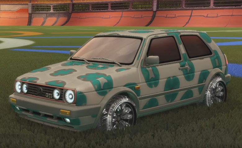 Rocket league Volkswagen Golf GTI Grey design with Torque TX:Inverted,Xtra