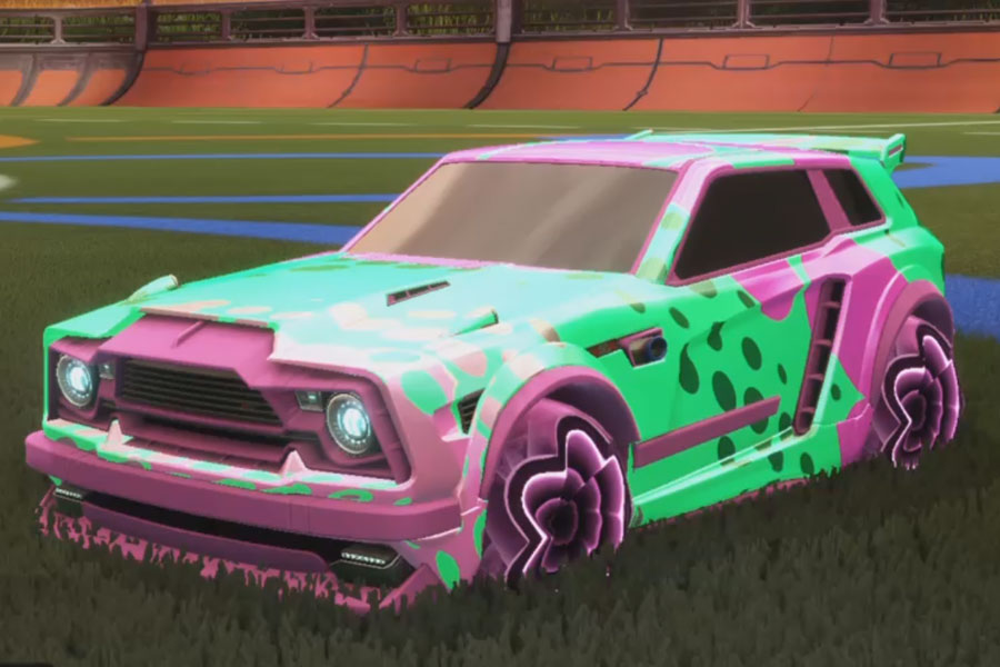 Rocket league Fennec Pink design with tarcade,Spotdrop